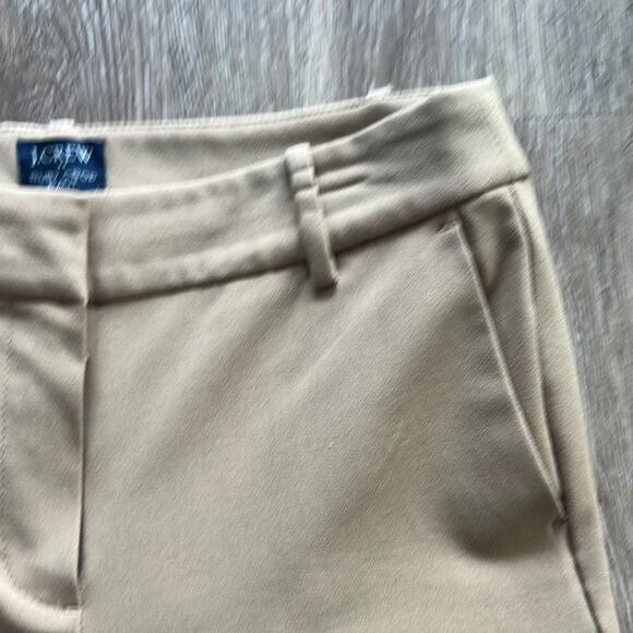 J.Crew Ruby Crop Pants Camel Size 4 Business Casual Straight Leg - Picture 3 of 7
